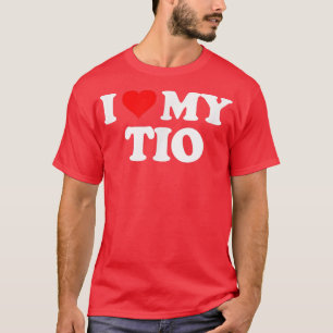 Camiseta Eu Amo Coração Meu Tio