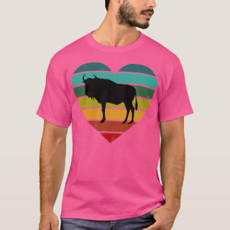 Camiseta Eu Amo Coração Retroativo Selvagem