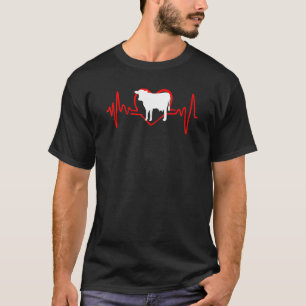 Camiseta Eu Amo Corações de Vacas