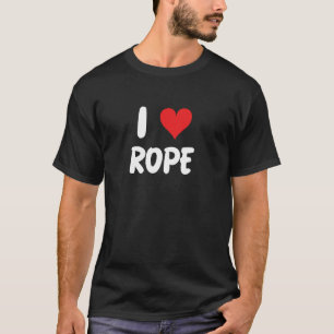 Camiseta Eu Amo Corda - Cavalo De Rodeio De Cowboy Equitaçã