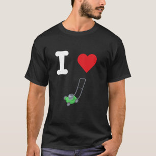 Camiseta Eu Amo Cortadores de Grama Jardim Manicure Y