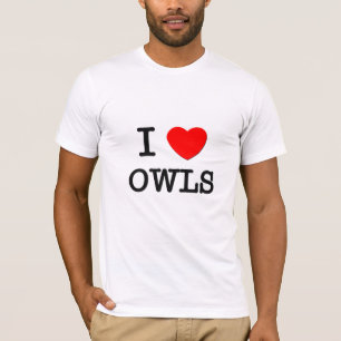 Camiseta Eu amo corujas