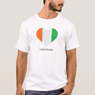 Camiseta Eu Amo Cote D'lvoire