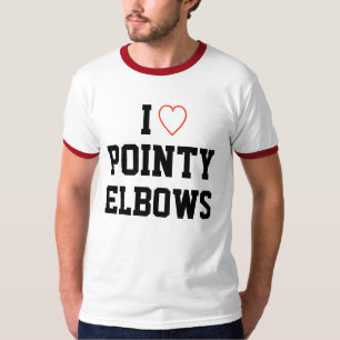 Camiseta Eu amo cotovelos Pointy