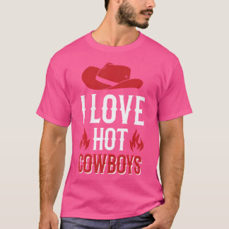 Camiseta Eu Amo Cowboys Hot Western Rodeo