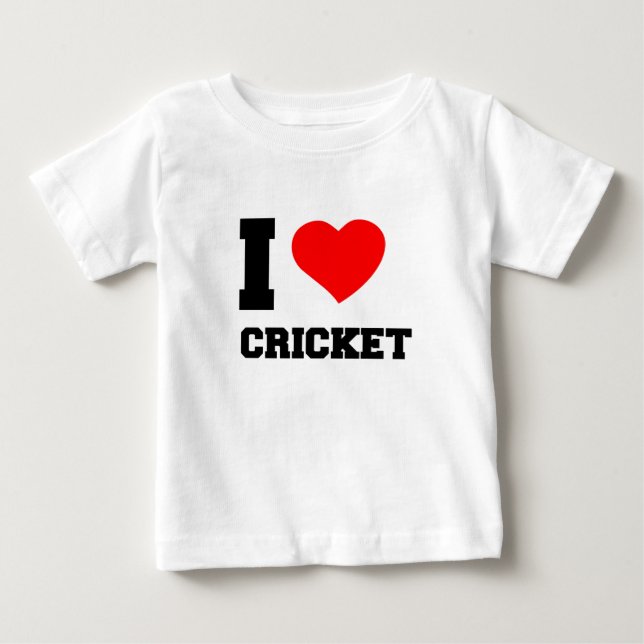 CAMISETA EU AMO CRICKET (Frente)