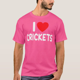 Camiseta Eu Amo Críquete