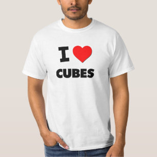 Camiseta Eu amo cubos
