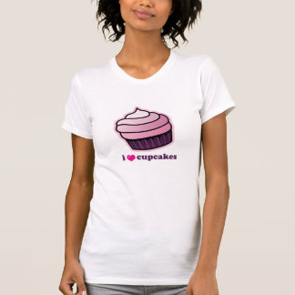Camiseta eu amo cupcakes