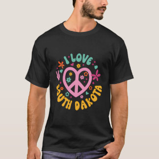 Camiseta Eu amo Dakota do Sul