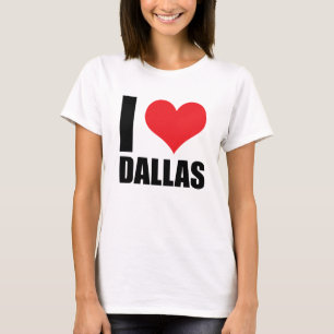 Camiseta Eu amo Dallas