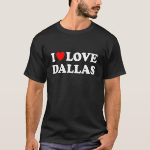 Camiseta Eu Amo Dallas I Heart Dallas
