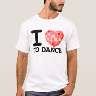 Camiseta Eu amo dançar