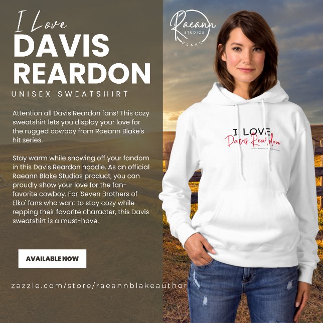 Camiseta Eu Amo Davis Reardon Hoodie (Criador carregado)