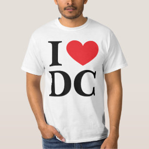 Camiseta Eu Amo DC
