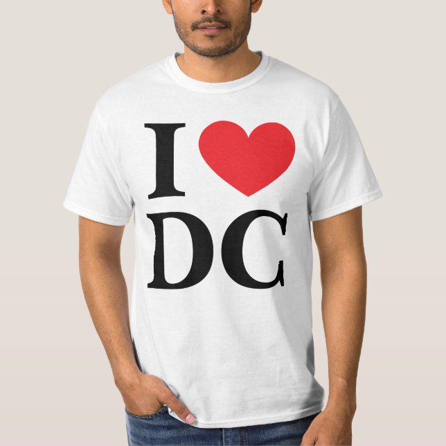 Camiseta Eu Amo DC (Frente)