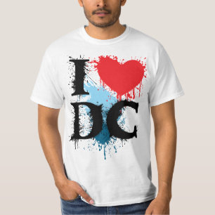 Camiseta Eu Amo DC - Pintura