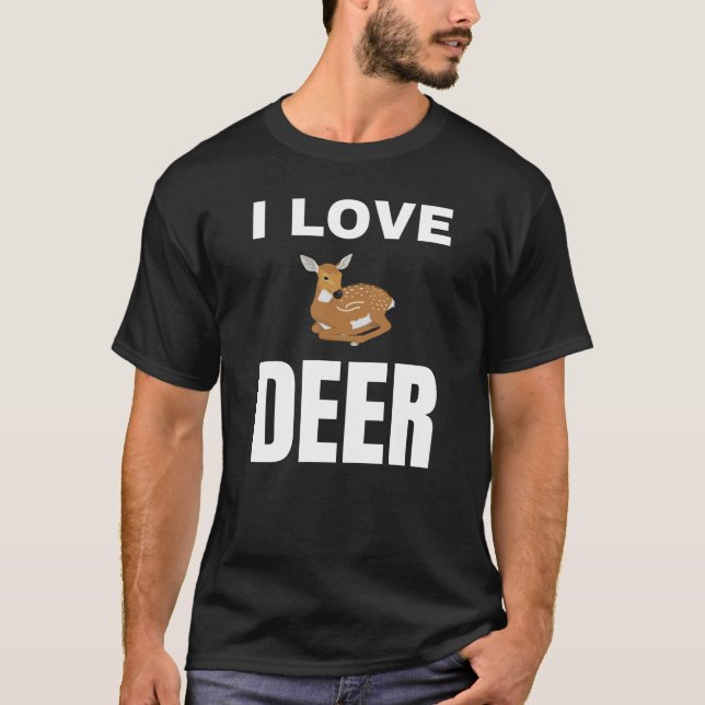 Camiseta Eu amo Deer (Frente)