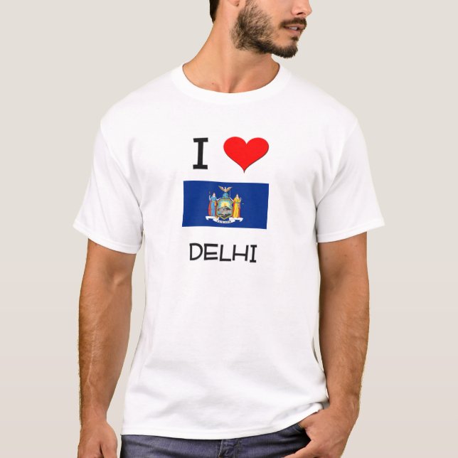 Camiseta Eu amo Deli New York (Frente)