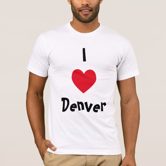 Camiseta Eu Amo Denver (Frente)