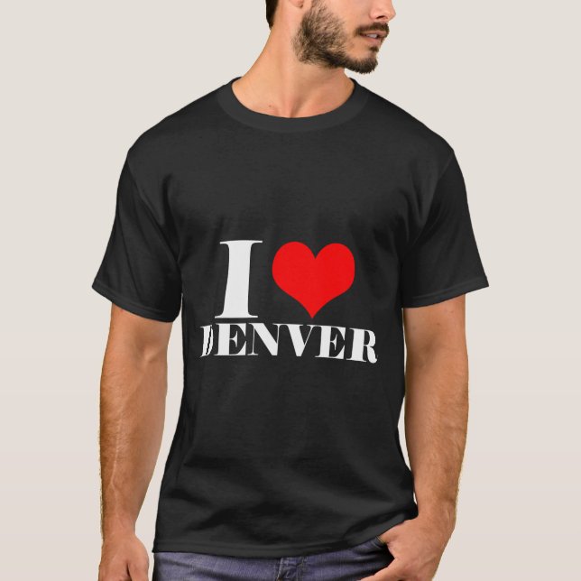 Camiseta Eu Amo Denver (Frente)