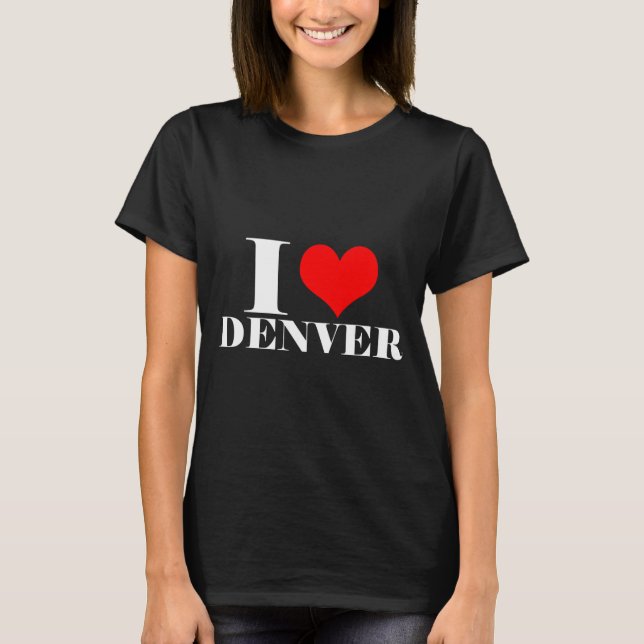 Camiseta Eu Amo Denver (Frente)