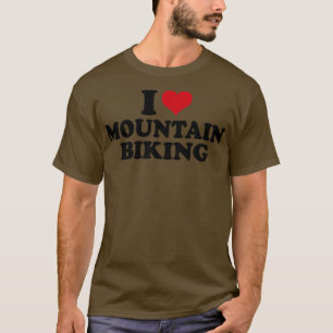Camiseta Eu Amo Descida MTB De Bife De Montanha