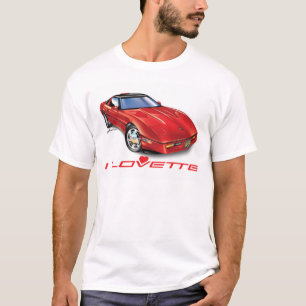 CAMISETA EU AMO DESIGN DE CARRO ÚNICO