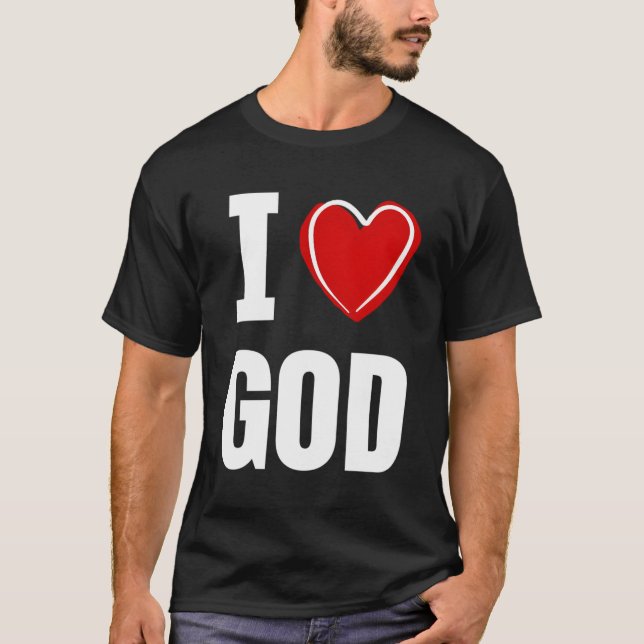 Camiseta Eu amo Deus (Frente)