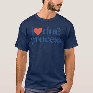 Camiseta Eu Amo Devido Processoankop garota vintage