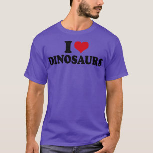 Camiseta Eu Amo Dinossauros Dino Dinossaur