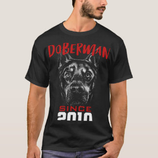 Camiseta Eu amo doberman desde 2010