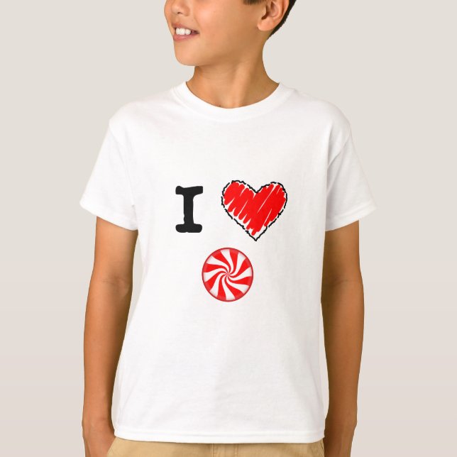 Camiseta Eu amo doces (Frente)