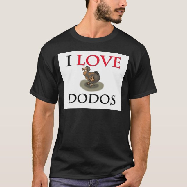 Camiseta Eu amo Dodos (Frente)