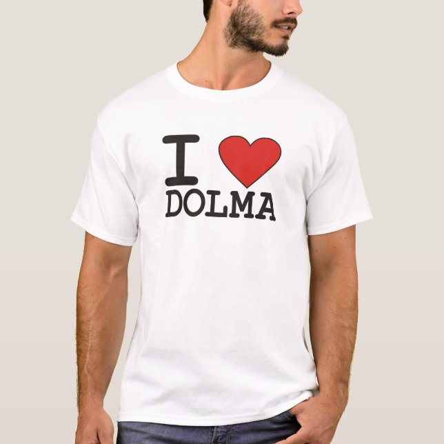 Camiseta Eu amo Dolma (Frente)