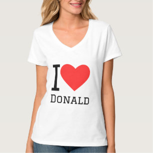 Camiseta Eu amo Donald