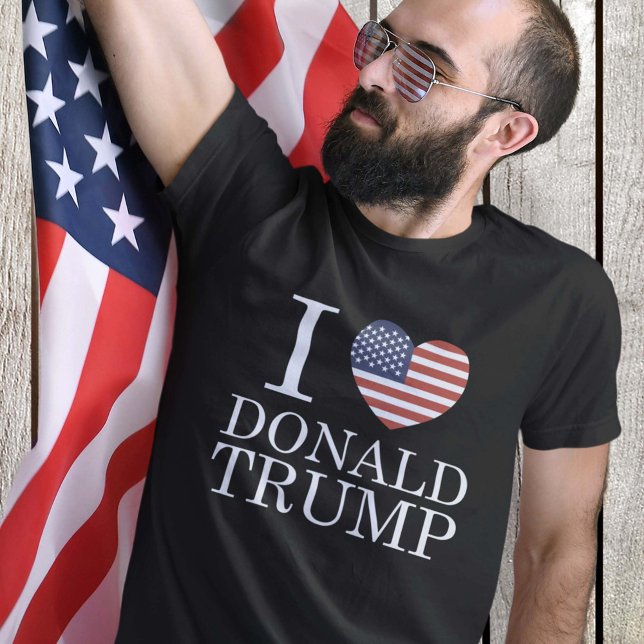 Camiseta Eu Amo Donald Trump (Criador carregado)
