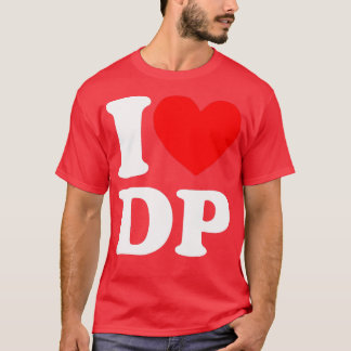 Camiseta Eu amo DP coração DP