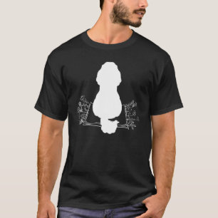 Camiseta Eu Amo Duas Coisas Livros E Cachorros Mãe