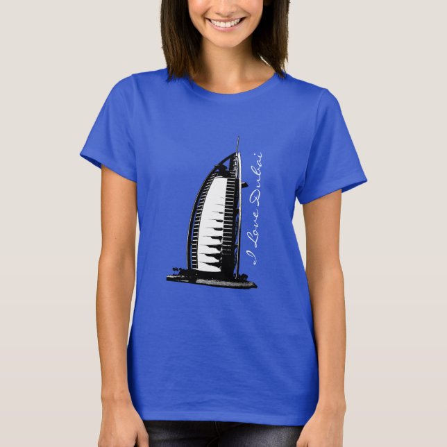 Camiseta Eu amo Dubai (Frente)