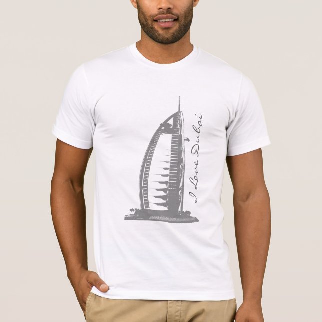 Camiseta Eu amo Dubai (Frente)