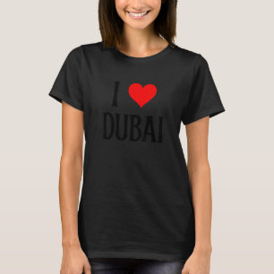 Camiseta Eu Amo Dubai, Viagem da Família Emirados Árabes Un