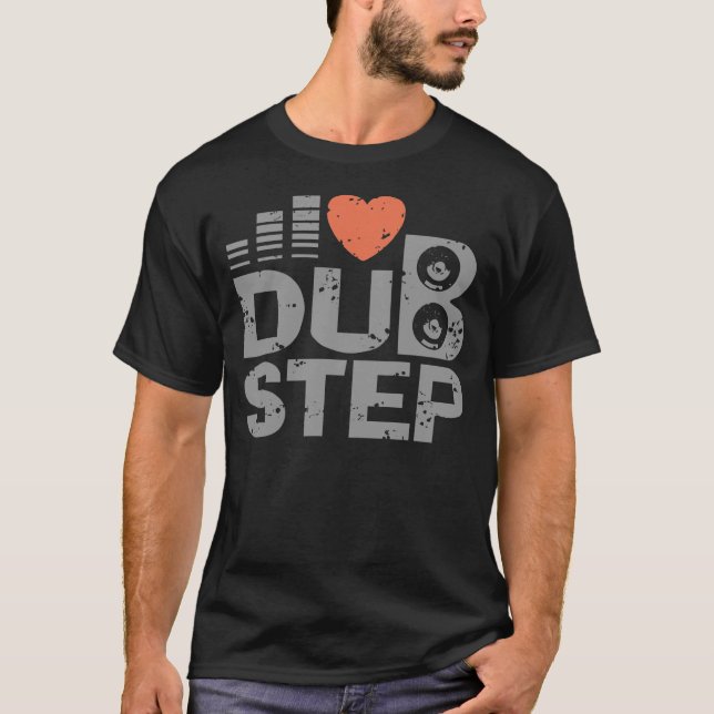 Camiseta Eu Amo Dubstep (Frente)