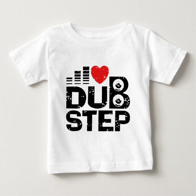 Camiseta Eu Amo Dubstep (Frente)