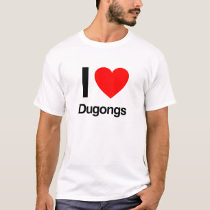 Camiseta eu amo dugongs