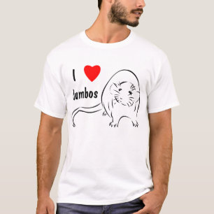 Camiseta Eu amo Dumbos