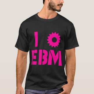 Camiseta EU AMO EBM Rosa Quente