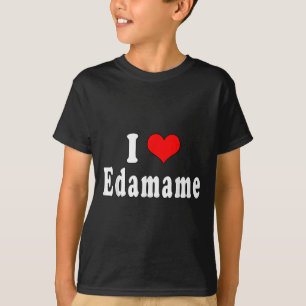 Camiseta Eu Amo Edamame Funny Citando Comida Japonesa Soja