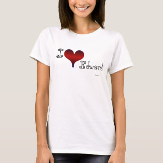 Camiseta Eu amo Edward