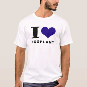 Camiseta Eu amo EggPlant